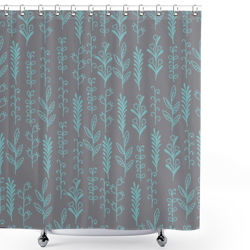 Personality  Leaves Branches Pattern Shower Curtains