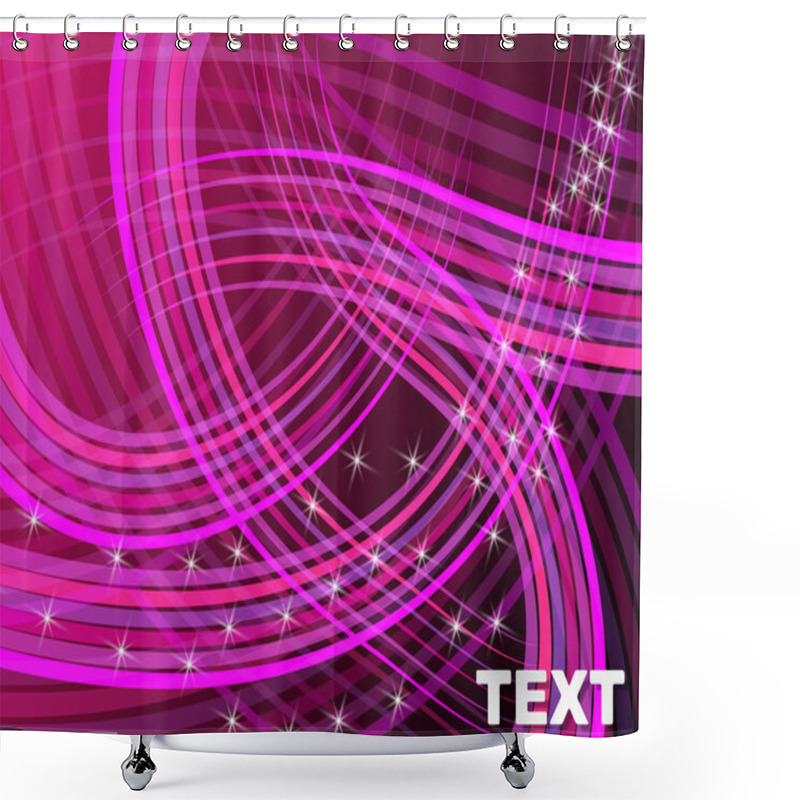 Personality  Abstract Background Shower Curtains