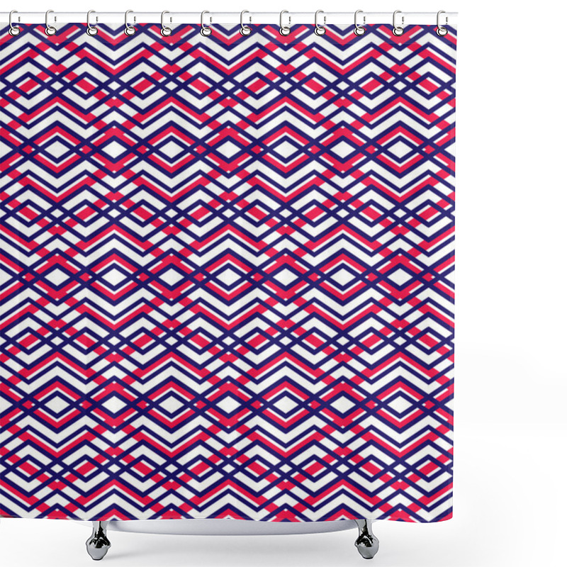 Personality  Bright Abstract Seamless Pattern Shower Curtains