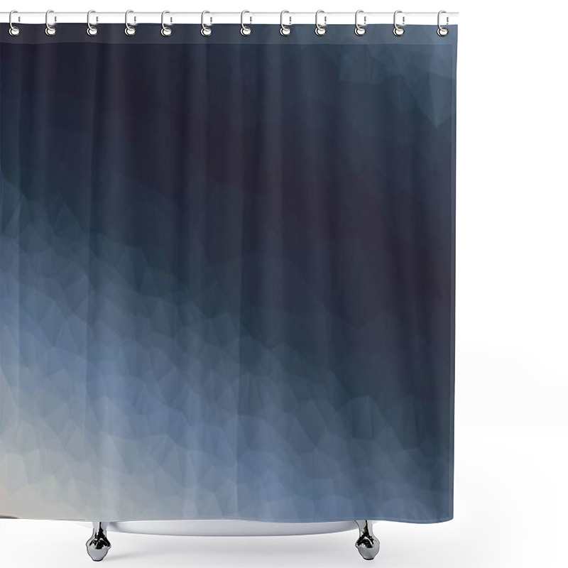 Personality  Creative Prismatic Background With Polygonal Pattern Shower Curtains