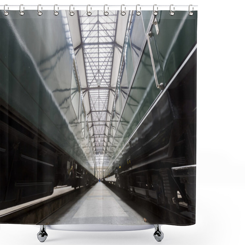 Personality  Passenger Trains Transmission Detail Shower Curtains