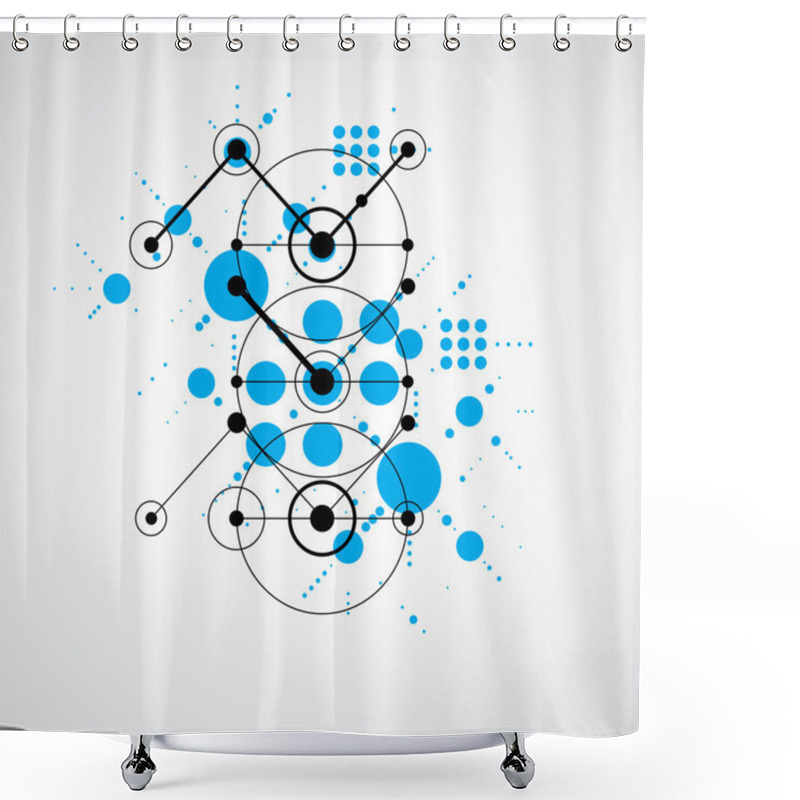 Personality  Bauhaus Retro Wallpaper Shower Curtains