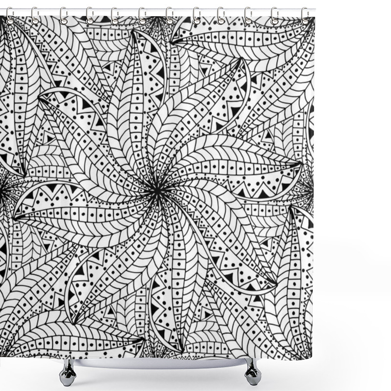 Personality  Ornament Pattern Shower Curtains