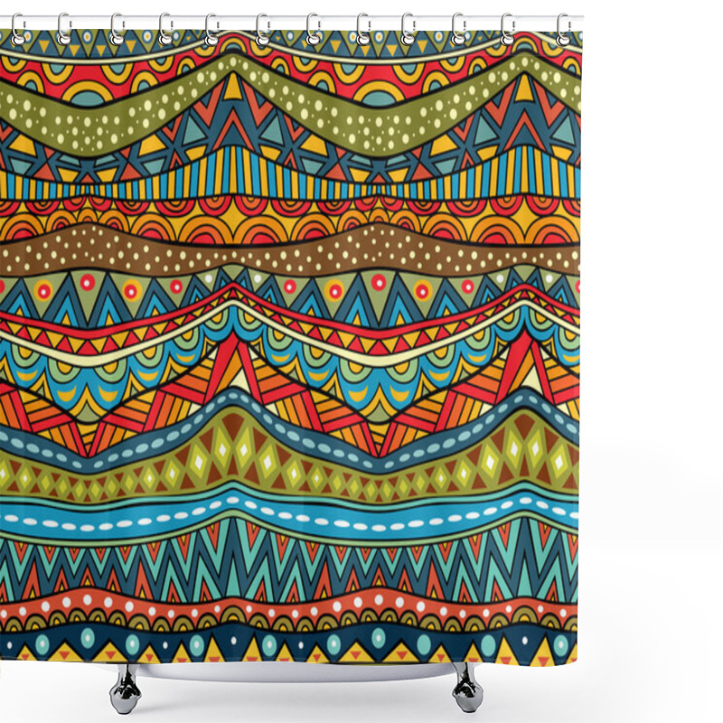 Personality  Abstract Ethnic Pattern Shower Curtains