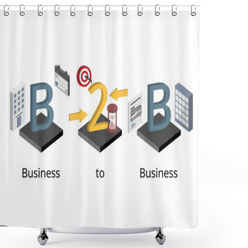 Personality  Business To Business Or B2B Is A Transaction Or Business Conducted Between One Business And Another, Such As A Wholesaler And Retailer Shower Curtains