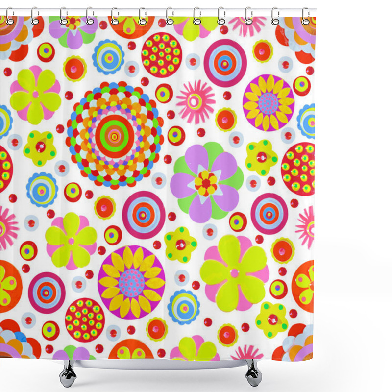 Personality  Abstract Fantasy Floral Background Shower Curtains