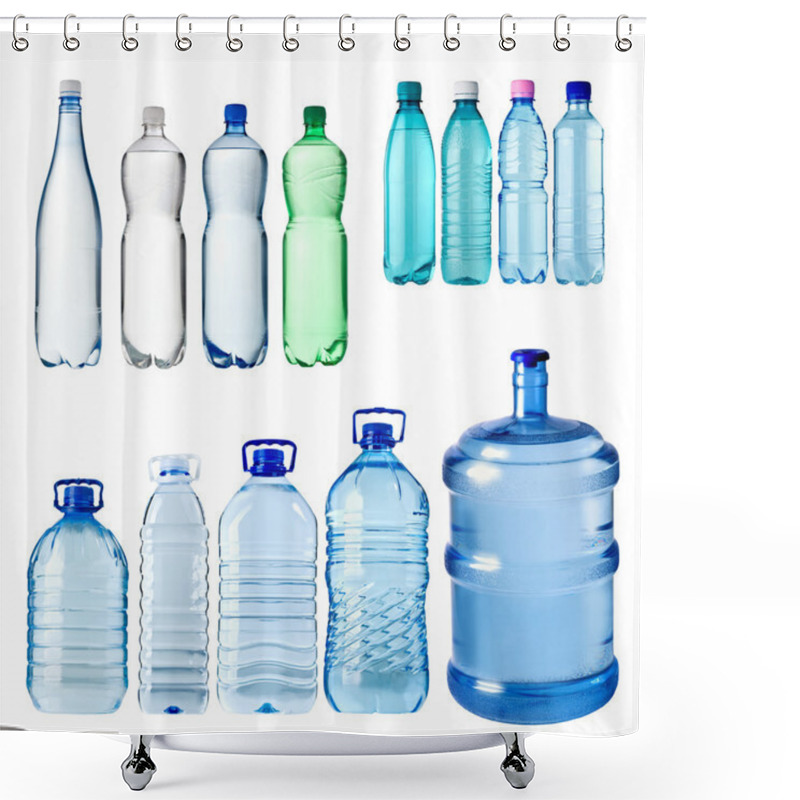 Personality  Water Bottles Shower Curtains