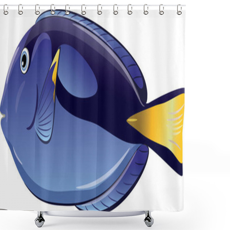 Personality  Tropical Fish Paracanthurus Hepatus  Shower Curtains