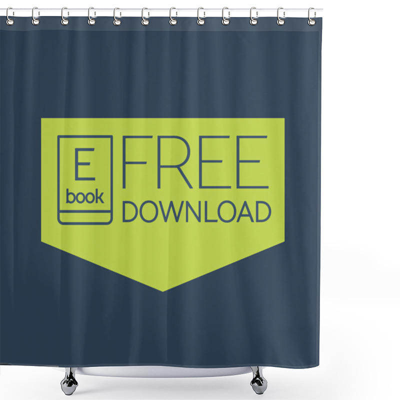 Personality  Flat Ebook Free Download Icon Shower Curtains