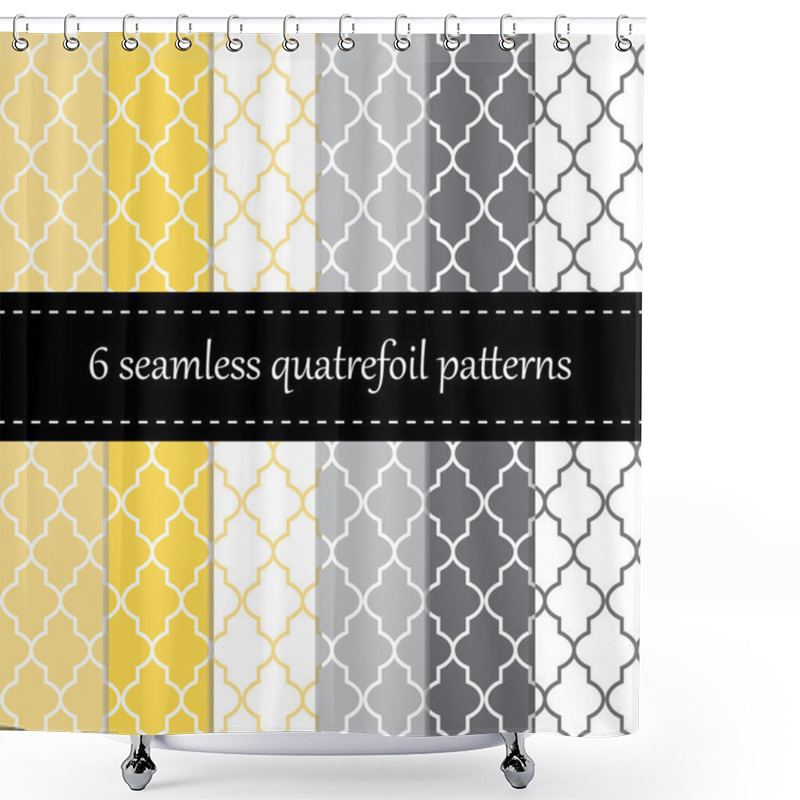 Personality  Twelve Seamless Geometric Patterns Shower Curtains