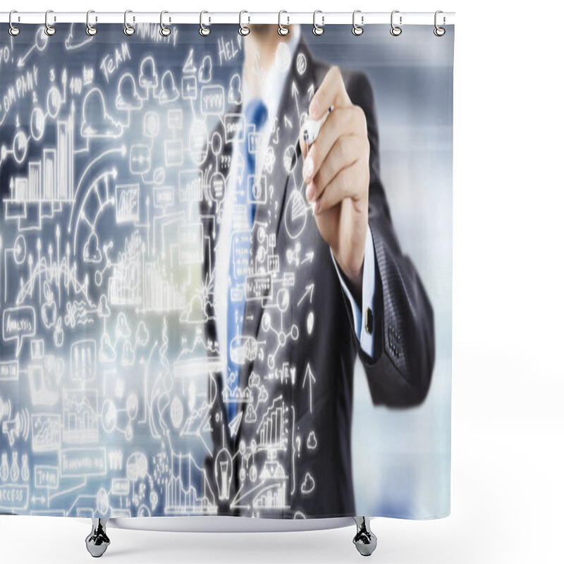 Personality  Strategy Concept Shower Curtains