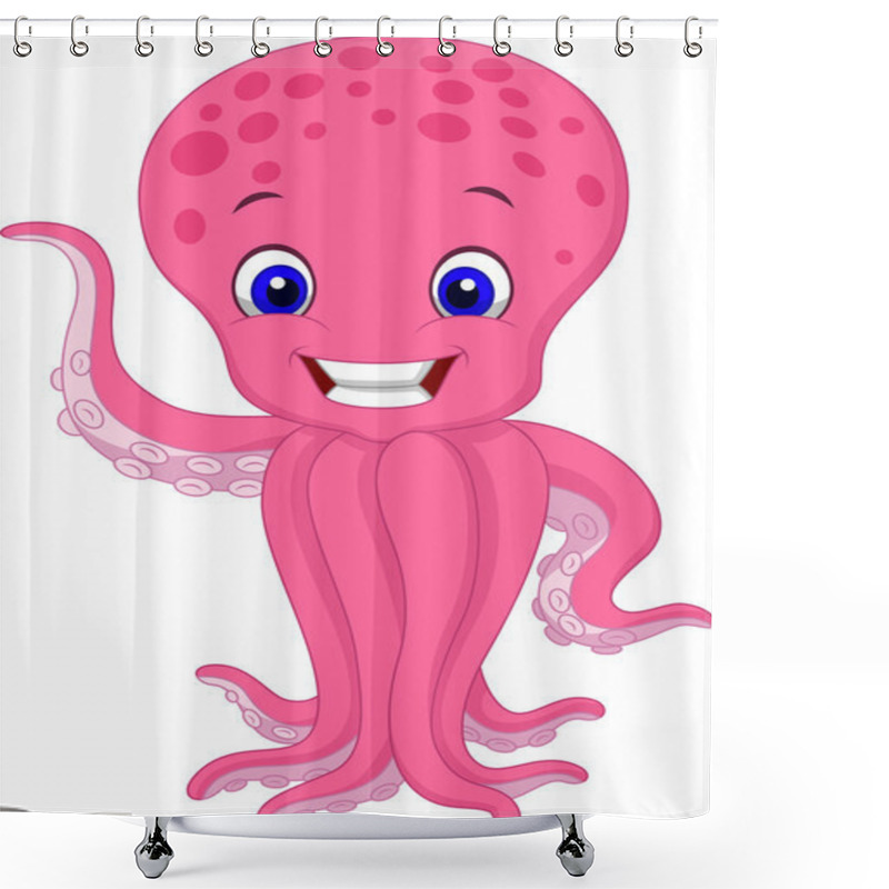 Personality  Octopus Shower Curtains