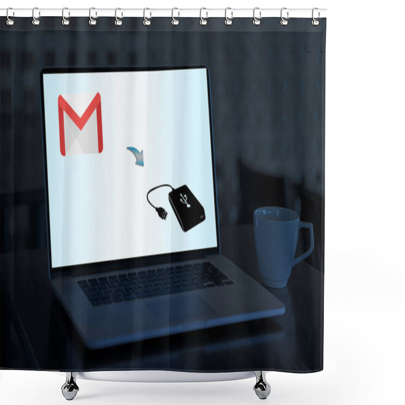 Personality  How To Archive Gmail Emails To Hard Drive Shower Curtains