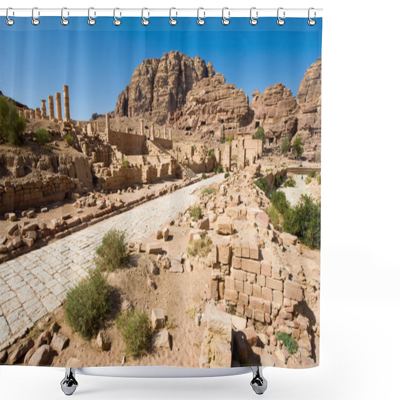 Personality  Petra In Jordan Shower Curtains