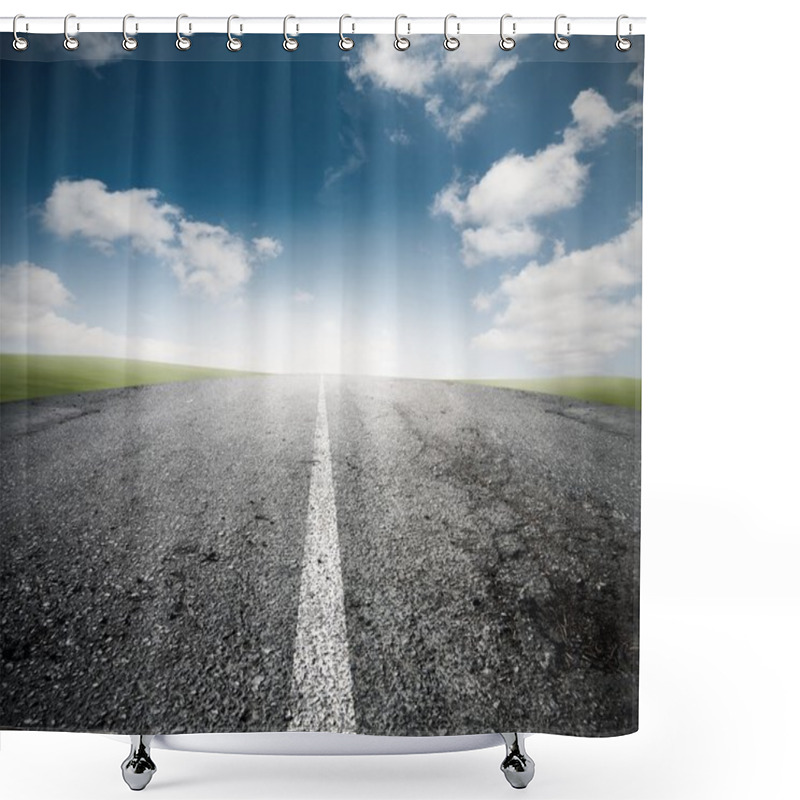 Personality  The Road For The Success Shower Curtains