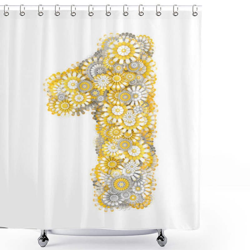 Personality  Number 1, From Camomile Flowers Shower Curtains