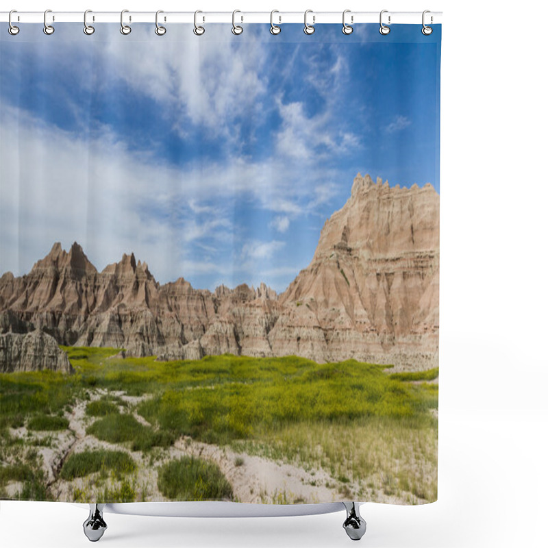 Personality  Badlands, South Dakota Shower Curtains