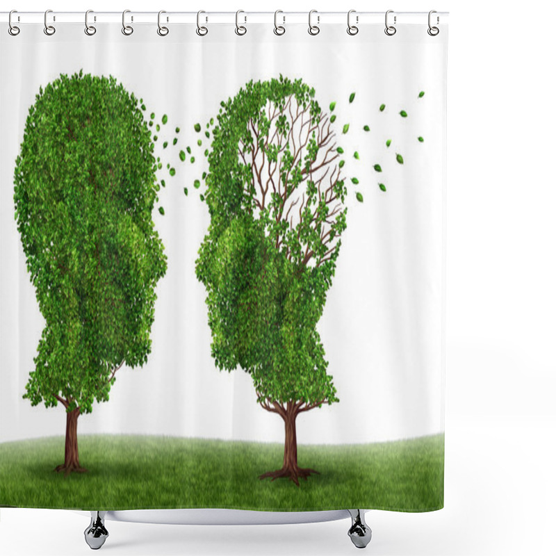 Personality  Living With A Dementia Patient Shower Curtains