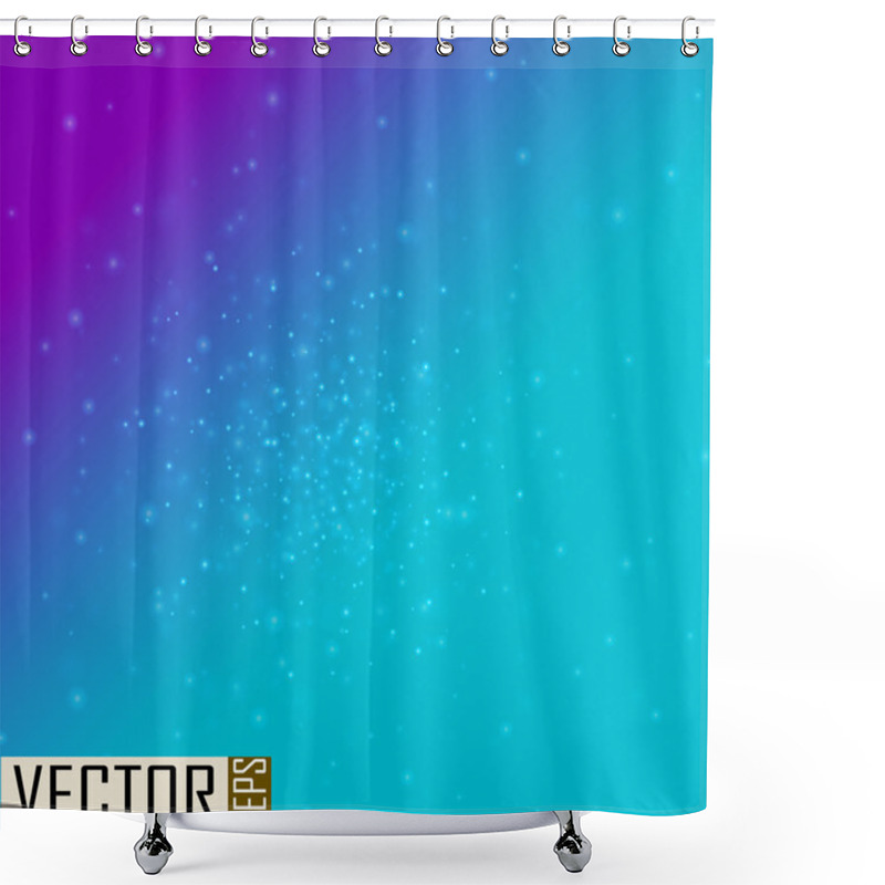 Personality  Starry Sky Background Shower Curtains