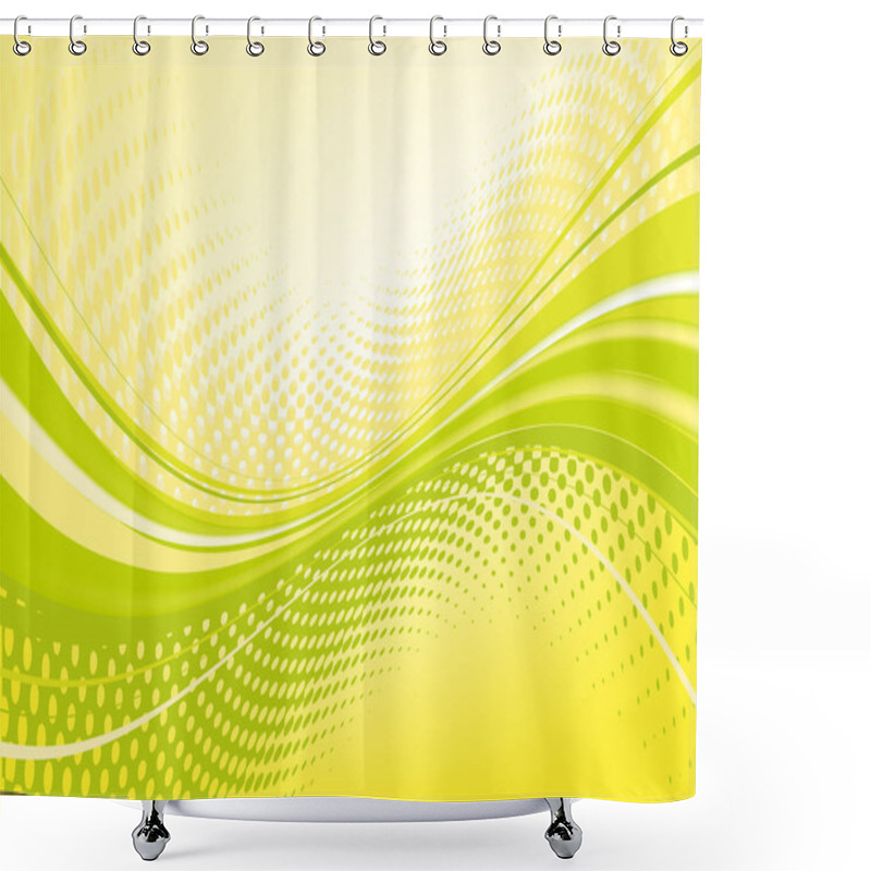 Personality  Abstract Techno Background Shower Curtains