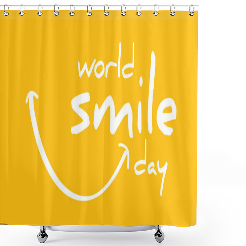 Personality  Happy World Smile Day, Smiling National Big Happiness Fun Thoughts Emoji Face Emotion Smiley Laughter Lip Symbol Smiling Lips, Mouth,  Tongue Funny Teeth Vector Laugh Cartoon Pattern Lol Laughing Haha Shower Curtains