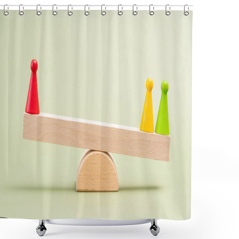 Personality  Competitive Fight; Conceptual Image Shower Curtains