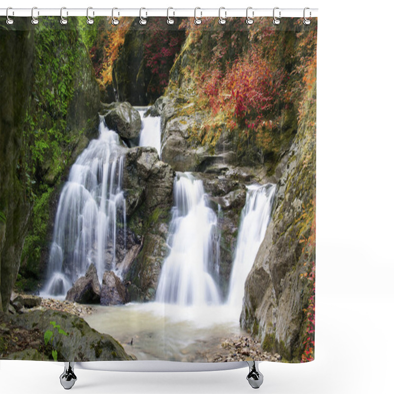 Personality  Spring And Autumn Are In One Shot Shower Curtains