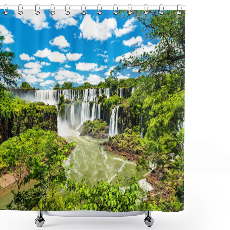 Personality  View From The Jungle To Iguazu Falls In Argentina Shower Curtains