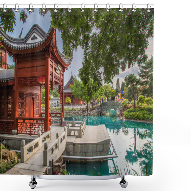 Personality  Botanical Gardens Views In Montreal In Canada Shower Curtains