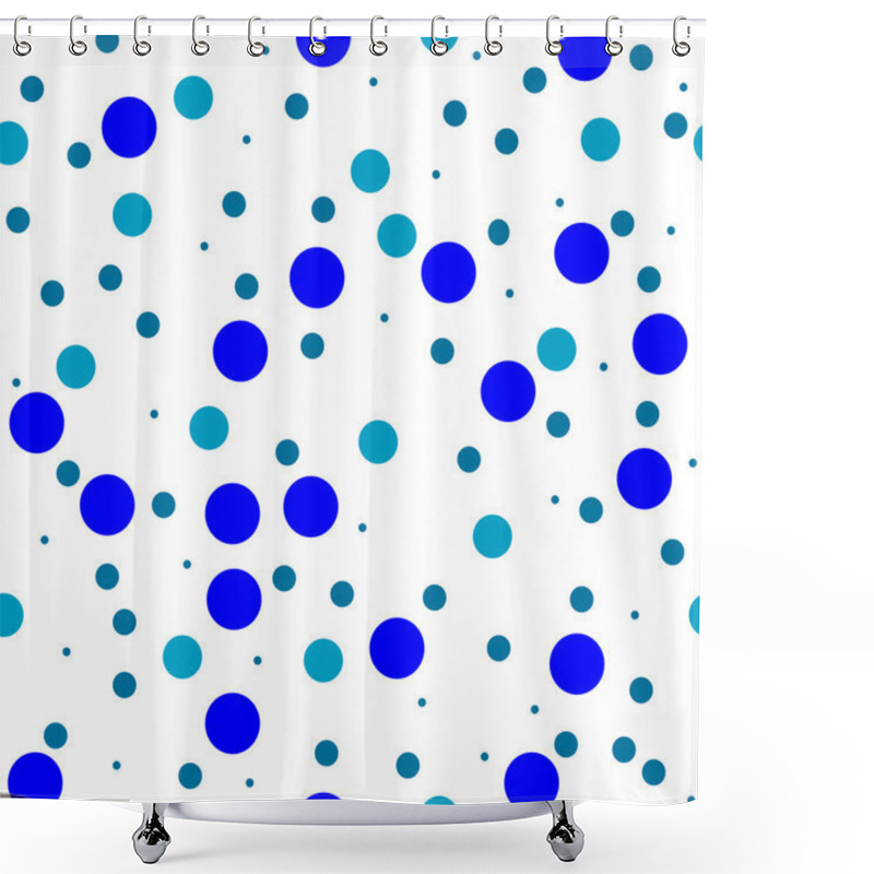 Personality  Seamless Ball Pattern Shower Curtains