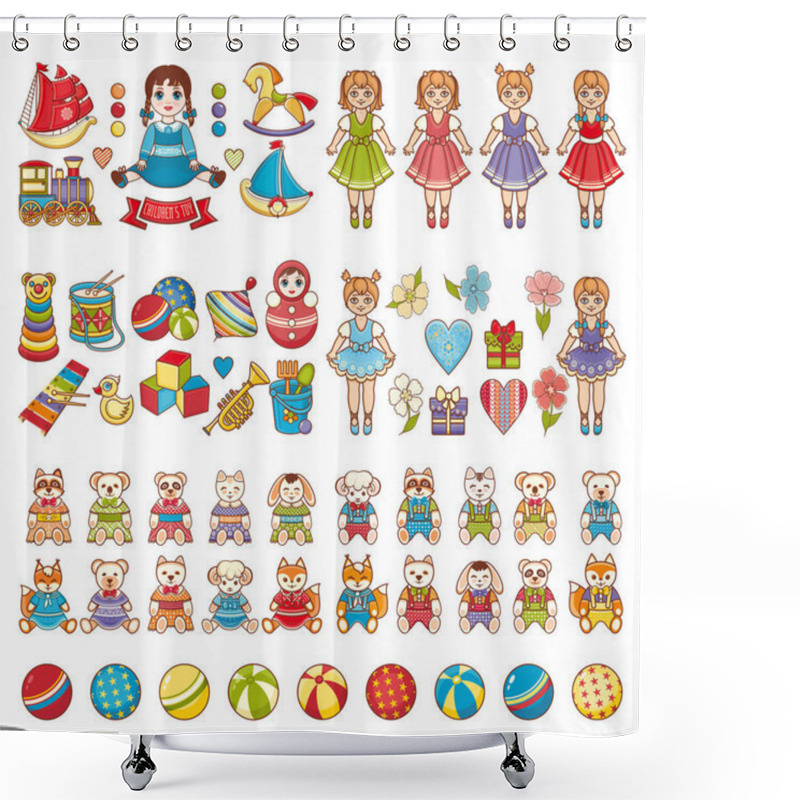 Personality  Baby Toy. Set.  Shower Curtains