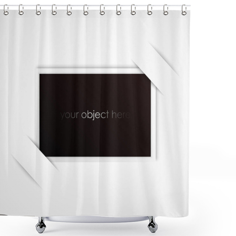 Personality  Photo Frame For Your Object (10x15) Shower Curtains