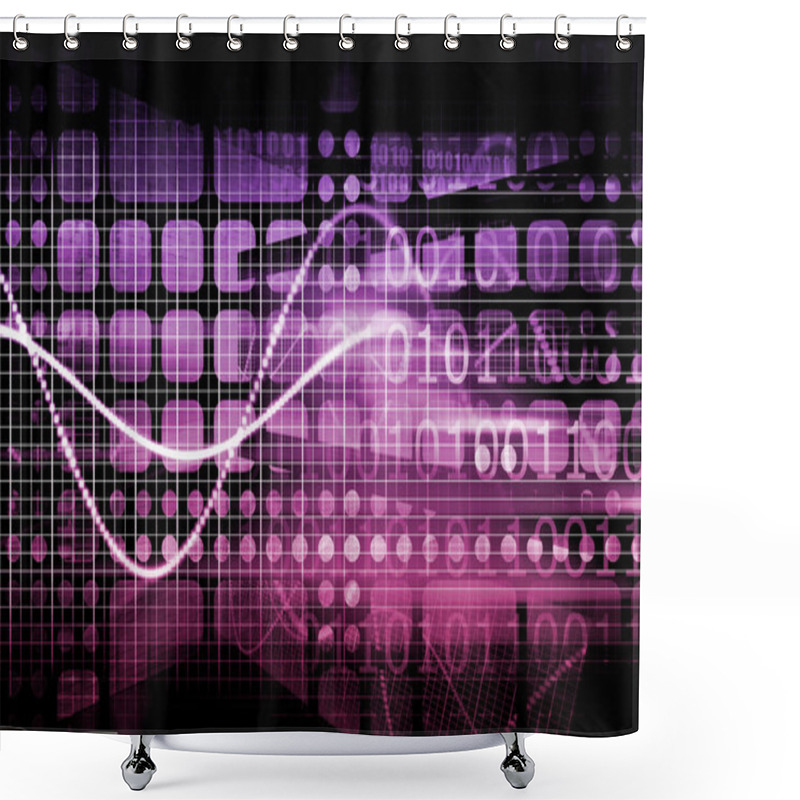 Personality  Cyber Security Shower Curtains