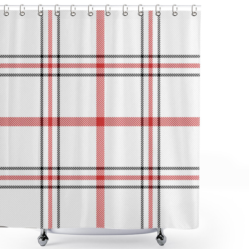 Personality  Tartan Plaid. Pattern Scottish Cage Shower Curtains