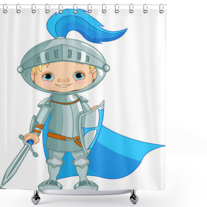 Personality   Fighting Brave Knight Shower Curtains