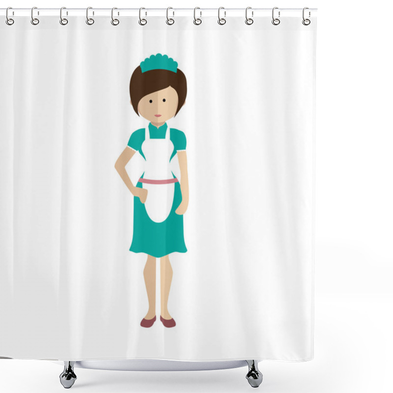 Personality  The Girl Chamber Shower Curtains