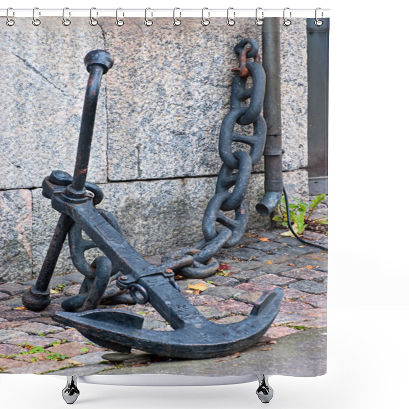 Personality  Anchor Shower Curtains