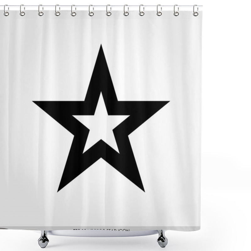 Personality  Star Vector Icon Shower Curtains