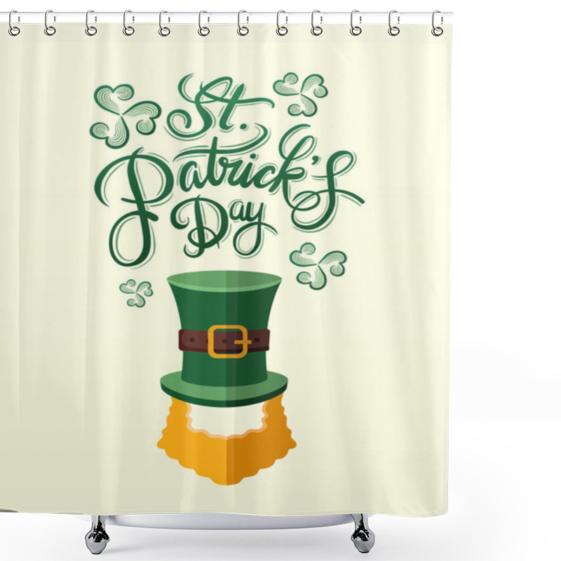 Personality  St. Patrick Day Greeting Shower Curtains