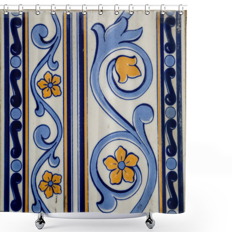 Personality  Traditional Tiles From Porto, Portugal Shower Curtains