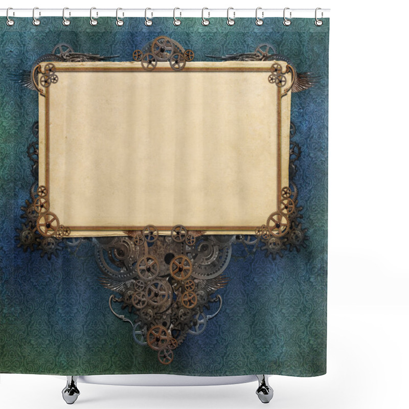 Personality  Steam Punk Background Shower Curtains