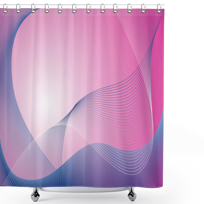 Personality  Abstract Background Composition Shower Curtains