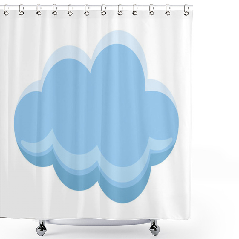 Personality  Rainy Cloud Shower Curtains