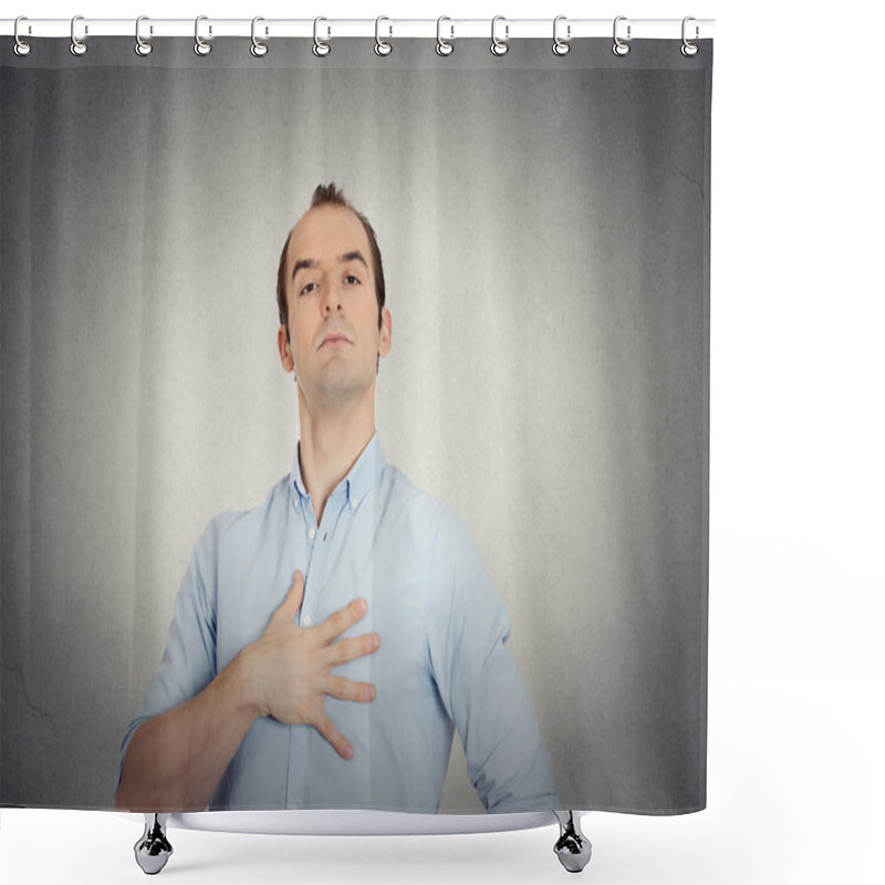 Personality  Arrogant Aggressive Bold Self Important Uppity Stuck Up Man  Shower Curtains