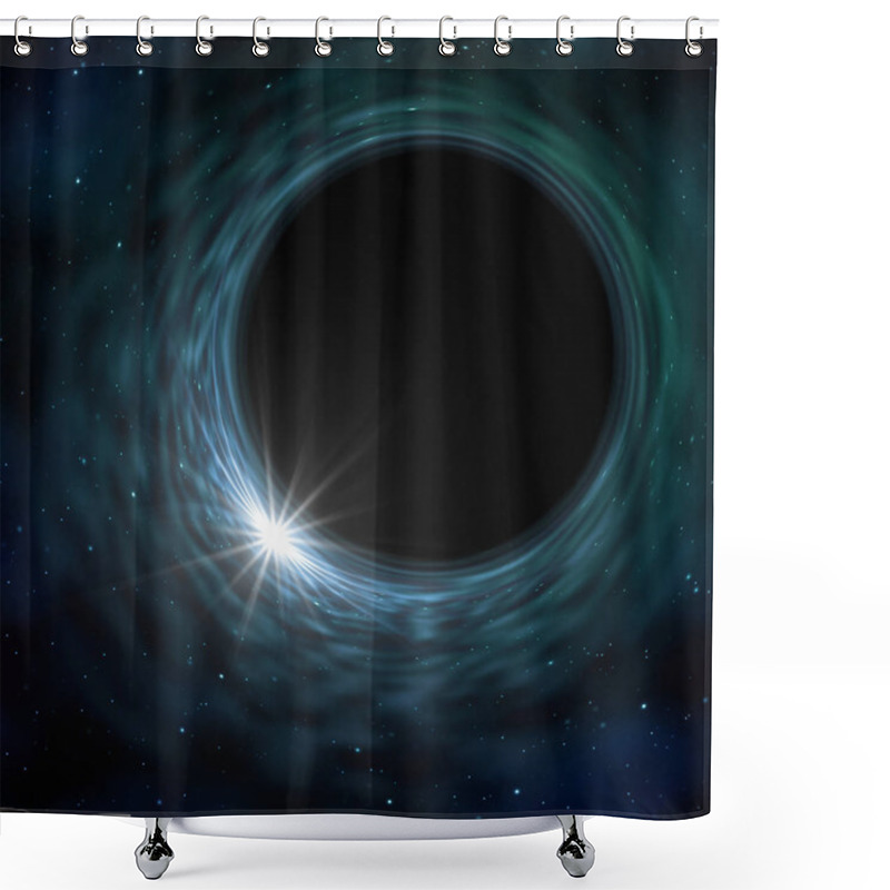 Personality  Space Time Warp Singularity Shower Curtains