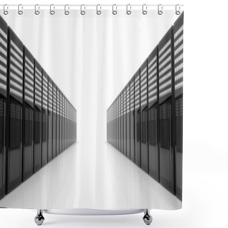 Personality  Server Room Shower Curtains