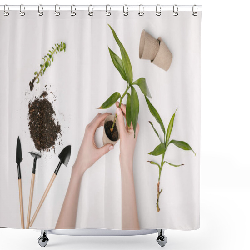 Personality  Gardening Shower Curtains