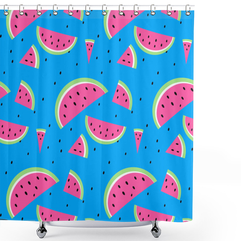 Personality  Watermelon Pattern Shower Curtains