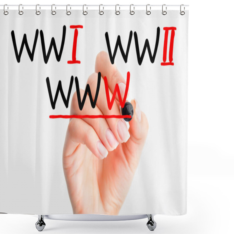 Personality  Informatics War Concept Shower Curtains