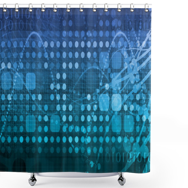 Personality  Security Network Shower Curtains